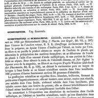 0740 - Page 736 - Geoffroy Saint-Hilaire (Les deux) [A. Chéreau] (bibliographie) / Geoffroyer. Voy. Geoffrée / Geoffroyine ou Surinamine [L. Hahn]