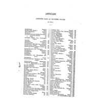 0743 - Page sans numérotation - Articles contenus dans le septième volume (4e série)