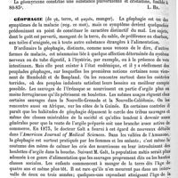 0512 - Page 508 - Géomancie [Amédée Dechambre] / Géomyricine [L. Hahn] / Géophagie [Amédée Dechambre]