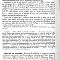 0524 - Page 520 - Gérard de Crémone [Leclerc] (bibliographie) / Gérard de Salerne [L. Hahn]