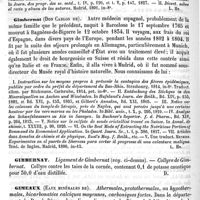 0696 - Page 692 - Gimbernat (Les deux) [L. Hahn] (bibliographie) / Gimbernat / Ligament de Gimbernat, Collyre de Gimbernat) [Amédée Dechambre] / Gimeaux (Eaux minérales de) [A. Rotureau]