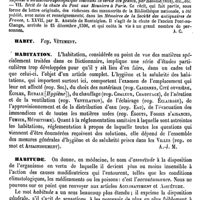 0012 - Page 8 - Habicot (Nicolas) [A. Chéreau] (bibliographie) / Habit. Voy. Vêtement / Habitation [A.-J. Martin] / Habitude [Amédée Dechambre]