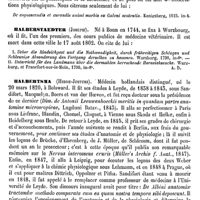 0058 - Page 54 - Halantlaquacuit-lapille [Ed. Lefèvre] / Halbach (Daniel) [L. Hahn] (bibliographie) / Halberstaedter (Joseph) [A. Dureau] / Halbertsma (Hidde-Justusz) [L. Hahn]