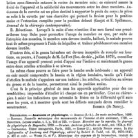 0424 - Page 420 - Hanche. Médecine opératoire. Prothèse [Rohmer de Nancy] (bibliographie)