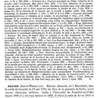 0436 - Page 432 - Hanche. Médecine opératoire. Prothèse [Rohmer de Nancy] (bibliographie) [L. Hahn] / Hancke (Johann-Wenceslaus) [L. Hahn]