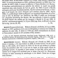 0529 - Page 525 - Haugsted (Frederik-Christian) [A. Dureau] (bibliographie) / Hauner (August von) [L. Hahn] / Haupt (Friedrich-Gottlieb) [L. Hahn] / Hauptmann (August) [L. Hahn] / Haurowitz (Harry-Valentin von) [L. Hahn]