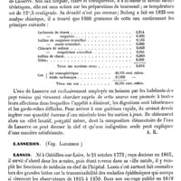 0011 - Page 7 - Lassaigne (J. L.) [E. Beaugrand] (bibliographie) / Lasserre (Eau minérale de) [A. Rotureau] / Lasseron. Voy. Laisseron / Lassis [E. Beaugrand]