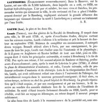 0049 - Page 45 - Lautaret (Eau minérale de) [A. Rotureau] / Lauterberg (Établissement hydrothérapique) [A. Rotureau] / Lauth (Les) [E. Beaugrand]