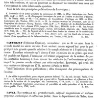 0051 - Page 47 - Lauvergne (Hubert) [E. Beaugrand] (bibliographie) / Lauverjat (Théodore-Étienne) [E. Beaugrand] / Laval (Eau minérale de) [A. Rotureau]
