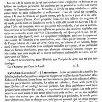 0052 - Page 48 - Laval (Eau minérale de) [A. Rotureau] / Lavande / Botanique [H. Baillon]