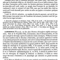 0112 - Page 108 - Lavoisier (Antoine-Laurent) [E. Beaugrand] (bibliographie) / Lawrence (William) [E. Beaugrand]