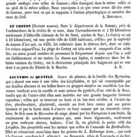 0134 - Page 130 - Le Crol (Eau minérale de) [A. Rotureau] / Le Crotoy (Station marine) [A. Rotureau] / Lecythis ou Quatelé [H. Baillon]