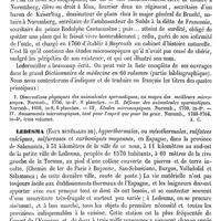 0135 - Page 131 - Lecythis ou Quatelé [H. Baillon] (bibliographie) / Ledermueller (Martin-Frobenius) [A. Chéreau] / Ledesma (Eaux minérales de) [A. Rotureau]