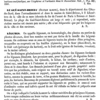 0146 - Page 142 - Legroux (J.-C.) [E. Beaugrand] (bibliographie) / Le Gué-Saint-Brieuc (Station marine) [A. Rotureau] / Légumes [Amédée Dechambre] / Légumine [C. Lutz]