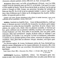 0152 - Page 148 - Lemmens (Les deux) [A. Chéreau] (bibliographie) / Lemna [G. Planchon] / Lemnisque [E. Beaugrand]