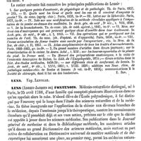 0158 - Page 154 - Lenoir (Adolphe) [E. Beaugrand] (bibliographie) / Lens. Voy. Lentille / Lens (Adrien-Jacques de) Fontenois [E. Beaugrand]
