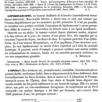 0179 - Page 175 - Lépidoptéres [A. Laboulbène] (bibliographie) / Lépidosarcome [Albert Hénocque] / L'Épinay (Eau minérale de) [A. Rotureau]