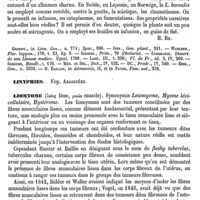 0635 - Page 625 - Linnée [H. Baillon] (bibliographie) / Linyphies. Voy. Araignées / Liomyome [Albert Hénocque]