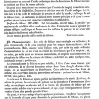 0716 - Page 706 - Lithium. Chimie [Schützenberger] / Pharmacologie [J. Delioux de Savignac]