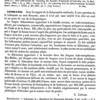 0747 - Page 737 - Lithotritie [Voillemier] (bibliographie) [E. Beaugrand] / Lithuanie [G. Liétard] / Litmus. Voy. Orseille et Tournesol / Litsea (J.) [H. Baillon]