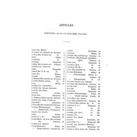 0821 - Page 811 - Articles contenus dans le deuxième volume