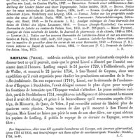 0015 - Page 11 - Loëche-les-bains ou Leukerbad (Eaux minérales et cure de petit-lait de) [A. Rotureau] (bibliographie) / Loefling (Pierre) [A. Chéreau] / Loeseke (Jean-Louis-Leberecht) [A. Chéreau]