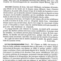 0148 - Page 144 - Lucae (Sam.-Christian) [E. Beaugrand] (bibliographie) / Lucane [A. Laboulbène] / Lucas-Championnière (Just) [E. Beaugrand] / Lucena (Luiz) [E. Beaugrand]
