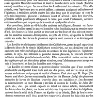 0170 - Page 166 - Lucidité [A. Linas] (bibliographie) / Lucilie, Lucilia Hominivorax [A. Laboulbène]