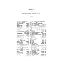0750 - Page 746 - Articles contenus dans le troisième volume