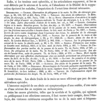 0107 - Page 103 - Main. Pathologie [Polaillon] (bibliographie)