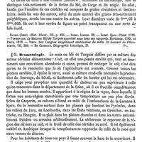 0196 - Page 192 - Maïs. Botanique [G. Planchon] (bibliographie) / Bromatologie [P. Coulier]
