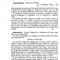 0006 - Page 2 - Maret (Hugues) [H. Montanier] (bibliographie) / Margaramide [Malaguti] / Margarates [Malaguti] / Margarine [Malaguti]