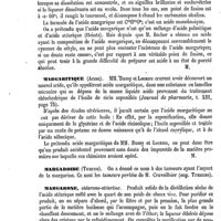 0008 - Page 4 - Margarique (Acide) [Malaguti] / Margaritique (Acide) [Malaguti] / Margaroide (Tumeur). Voy. Tumeurs / Margarone [Malaguti]