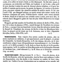 0010 - Page 6 - Marggraf (Les) [A. Chéreau] / Marguerite [H. Baillon] / Margyricarpe [H. Baillon] (bibliographie) / Marherr (Philipp-Ambrosius) [E. Beaugrand]