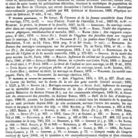 0087 - Page 83 - Mariage. Hygiène matrimoniale [Jacques Bertillon] (bibliographie) / Médecine légale [G. Tourdes]