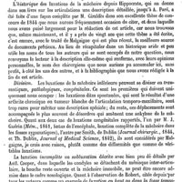 0315 - Page 311 - Maxillaire (Os). Pathologie. Fractures [G. Gillette] (bibliographie) / Luxations du maxillaire inférieur [G. Gillette]