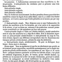 0328 - Page 324 - Maxillaire (Os). Pathologie. Lésions vitales et organiques [F. Guyon] / Inflammations / Ostéo-périostite [F. Guyon]