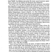 0418 - Page 414 - Maxillaire (Os). Pathologie. Lésions vitales et organiques. Inflammations. Constriction des mâchoires [F. Guyon] / Tumeurs des maxillaires / Tumeurs liquides [F. Guyon]