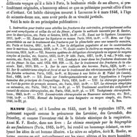 0555 - Page 551 - Mayor (Mathias-Louis) (de Lausanne) [E. Beaugrand] (bibliographie) / Mayow (Jean) [A. Chéreau]