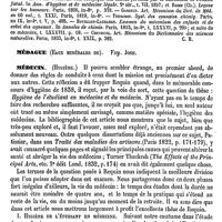 0572 - Page 568 - Méconium [C. Robin] (bibliographie) / Médague (Eaux minérales de). Voy. José / Médecin / Hygiène [E. Beaugrand]
