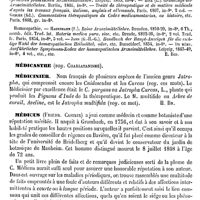 0320 - Page 316 - Médicament [Fonssagrives] (bibliographie) [E. Beaugrand] / Médicastre. Voy. Charlatanisme / Médiciner [H. Baillon] / Médicus (Friedr. Casimir) [E. Beaugrand]