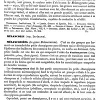 0350 - Page 346 - Melampyrum [G. Planchon] (bibliographie) / Mélancolie. Voy. Lypémanie / Mélanconiées [Jacques Bertillon]