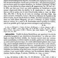 0421 - Page 417 - Mélia [H. Baillon] (bibliographie) / Méliacées [H. Baillon] / Mélianthus [G. Planchon]