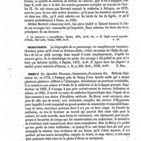 0112 - Page 108 - Mercurii (Jérome) [A. Chéreau] (bibliographie) / Mercurius [E. Beaugrand] / Mercy (Le chevalier François,-Christophe,-Florimond de) [E. Beaugrand]