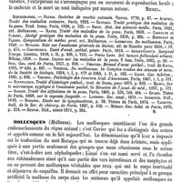 0106 - Page 102 - Molluscum [Michel] (bibliographie) / Mollusques [Paul Gervais]