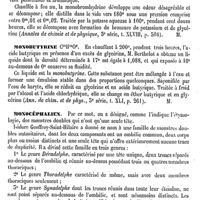 0148 - Page 144 - Monobenzoycine [Malaguti] / Monobromhydrine [Malaguti] / Monobutyrine [Malaguti] / Monocéphalien [C. Davaine] / Monochlorhydrine [Malaguti]