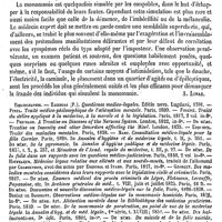 0198 - Page 194 - Monomanie [A. Linas] (bibliographie)