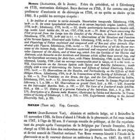 0204 - Page 200 - Monro (les) [A. Dureau] (bibliographie) / Monro (Trou de). Voy. Cerveau / Mons (Jean-Baptiste Van) [A. Dureau]