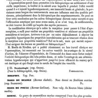 0520 - Page 516 - Morphine et Apomorphine. Thérapeutique [Fonssagrives] / Toxicologie. Voy. Opium (bibliographie) / Morpion. Voy. Pou / Mors du diable [G. Planchon] / Mors de poule. Voy. Mouron / Morse [Paul Gervais]