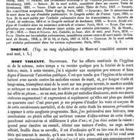 0718 - Page 714 - Mort. Médecine légale [G. Tourdes] (bibliographie) / Mort-né / Mort violente [Jacques Bertillon]
